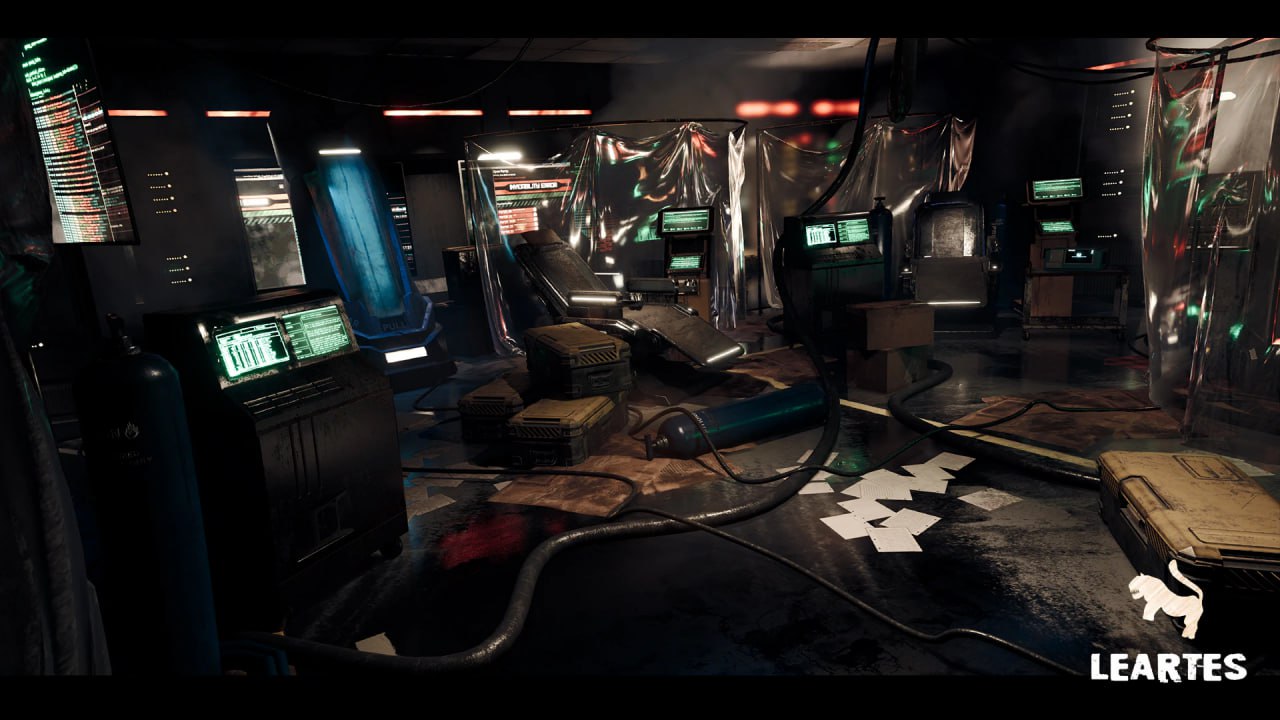 CyberPunk Laboratory +ULAT ( Research Center, Interior Kitbash) v5.3📱 - изображение 4